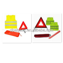 Triangle de signalisation réfléchissant Kit de signalisation Triangle, Triangle de présignalisation, avec sécurité Kits